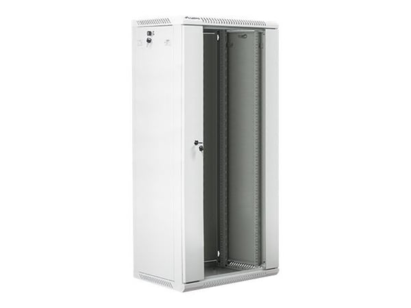 Lanberg - Rack skap - veggmonterbar - grå, RAL 7035 - 27U - 19"