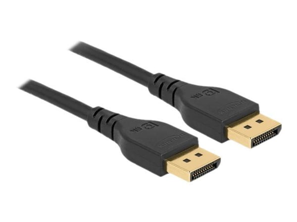 DeLOCK - DisplayPort-kaapeli - DisplayPort (M) - DisplayPort (M) - DisplayPort 1.4 - 1.0m - 8K-tuki - Musta (85909)