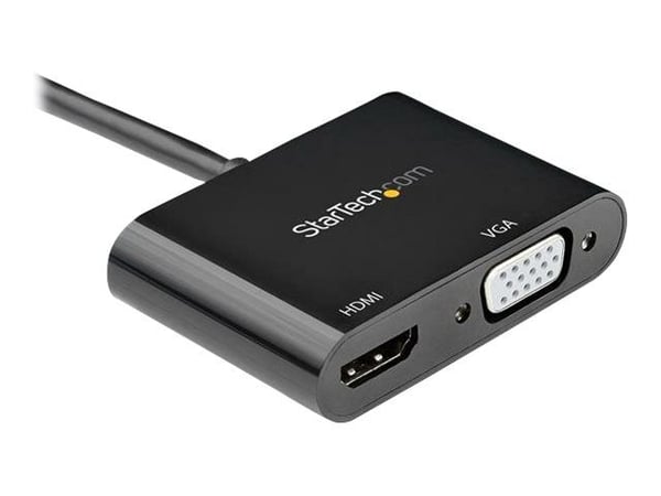 StarTech.com DisplayPort to HDMI VGA Adapter, DisplayPort 1.2 HBR2 to HDMI 2.0 (4K 60Hz) tai VGA 1080p Converter Dongle, DP to HDMI or VGA Monitor ...