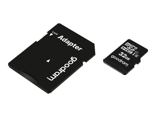 GOODRAM M1AA - Flashminnekort (SD-adapter inkludert) - 32 GB - UHS-I / Class10 - microSDHC UHS-I