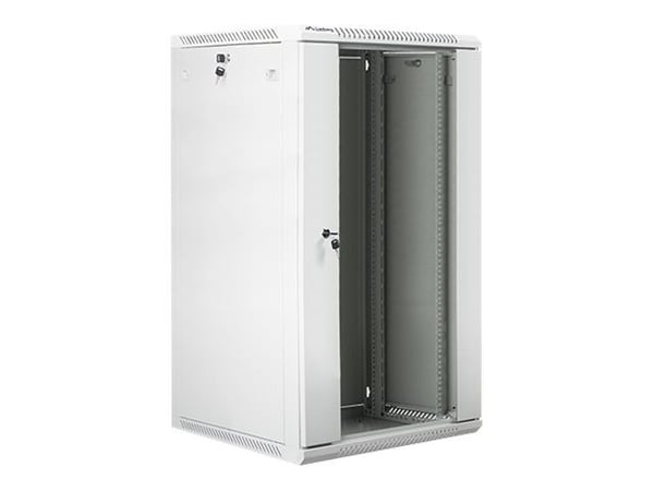 Lanberg - Rack skap - veggmonterbar - grå, RAL 7035 - 22U - 19"