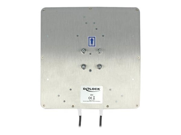 Delock - Antenne - plate - 8 dBi - direksjonal - kan monteres på vegg, stangmontering