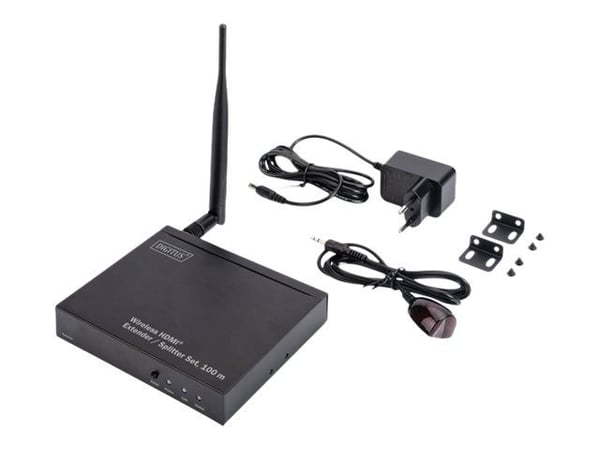 DIGITUS DS-55315 - Trådløs video/lyd/infrarød-utvider - mottaker - 802.11a - opp til 100 m