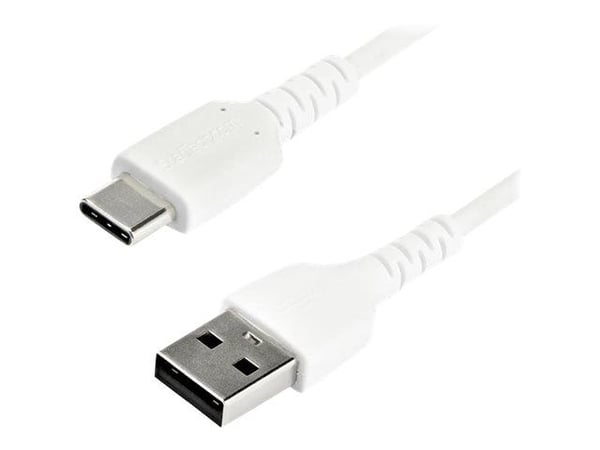 StarTech.com 1m USB A - USB C latauskaapeli, kestävä nopea lataus ja synkronointi USB 2.0 - USB Type C datakaapeli, kestävä TPE takki Aramidikuitu ...
