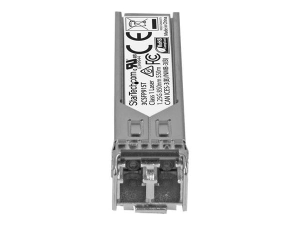 Startech HPE 3CSFP91 Compatible SFP Module, 1000BASE-SX, 1GbE Multi Mode (MMF) Fiber Optic Transceiver, 1GE Gigabit Ethernet SFP, LC Connector, 550...