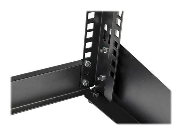 StarTech.com 4U 19" Desktop Open Frame Rack, 2 Post Free-Standing Network Rack Switch Depth for Patch Panel/Data/AV/IT/Communication/Studio/Compute...