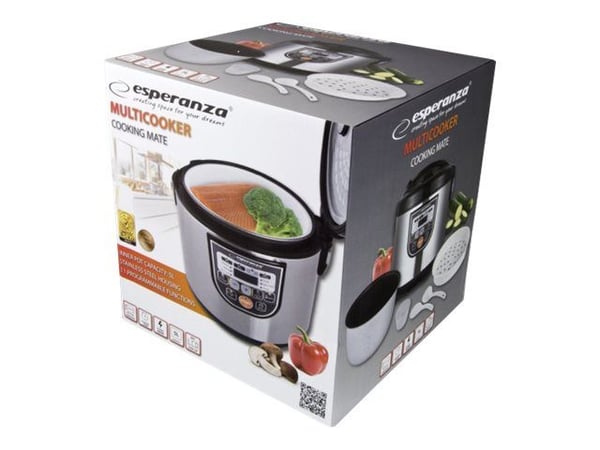 Esperanza COOKING MATE - Multikoker - 5 liter - 860 W Esperanza COOKING MATE - Multikoker - 5 liter - 860 W