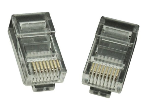 Gembird LC-8P8C-001/100, 8P8C (RJ-45), Läpinäkyvä, Cat5, Kulta, CE, ISO 9002, RoHS