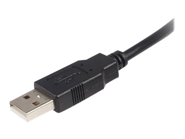 StarTech 0.5m USB 2.0 A to B Cable M/M - USB-kabel - USB (hann) til USB-type B (hann) - USB 2.0 - 50 cm - svart