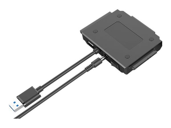 Unitek Y-3324 - Lagringskontroller - 2,5", 3,5" - ATA / SATA 3Gb/s - USB 3.0 - svart