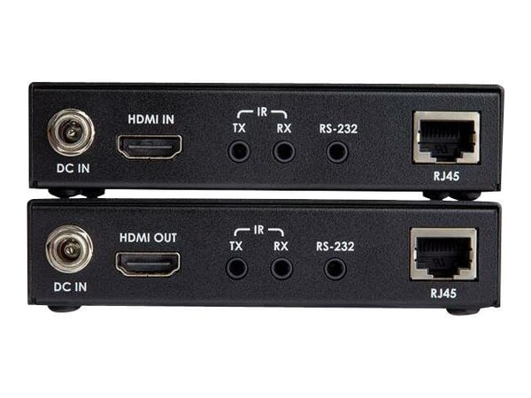 Startech HDMI over CAT6 Extender - 4K 60Hz - 330ft / 100m - IR Support - HDMI Balun - 4K Video over CAT6 (ST121HD20L) - Video/lyd/infrarød-utvider ...