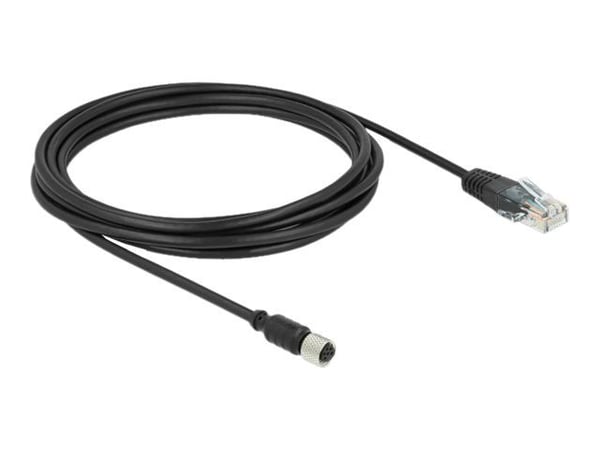 Navilock - GPS-kabel - 6-stifts M8 (hunn) til RJ-45 (hann) - 2.8 m - svart
