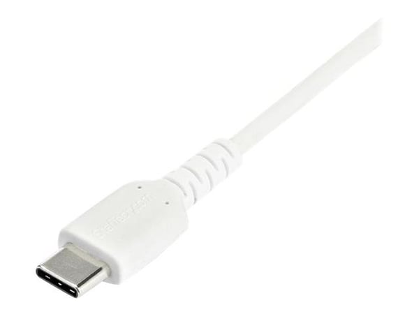 StarTech.com 1m USB A - USB C latauskaapeli, kestävä nopea lataus ja synkronointi USB 2.0 - USB Type C datakaapeli, kestävä TPE takki Aramidikuitu ...