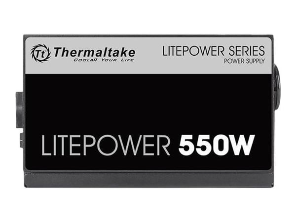 Thermaltake Litepower LTP-550AL2NK - Strømforsyning (sisäinen) - ATX12V 2.3 - AC 230 V - 550 Watt - aktiv PFC - lajittelu
