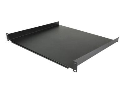 Startech 1U Server Rack Cabinet Shelf, 16in Deep Fixed Cantilever Tray, Rackmount Shelf for 19" AV/Data/Network Equipment Enclosure with Cage Nuts ...