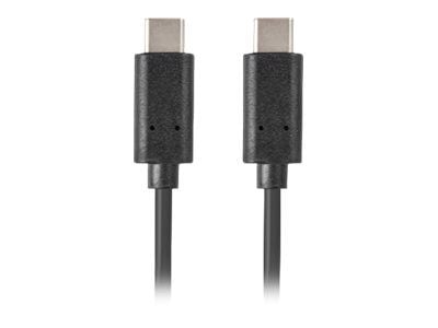 Lanberg - USB-kabel - USB-C (hann) til USB-C (hann) - USB 3.1 Gen1 - 50 cm - svart
