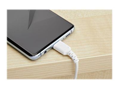 StarTech.com 1m USB C -latauskaapeli, kestävä nopea lataus ja synkronointi USB 2.0 Type C - USB C - kannettavan tietokoneen latausjohto, TPE-takki ...