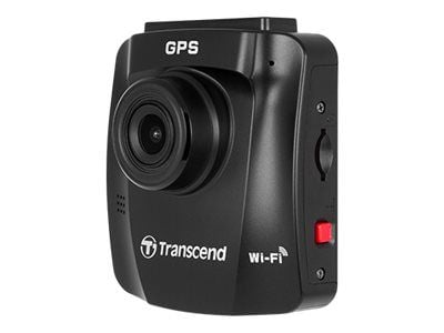 Transcend DrivePro 230Q Data Privacy - Instrumentbordkamera - 1080 p / 30 fps - Wi-Fi - G-Sensor - Gemmer kun de sidste 2 minutters optagelse