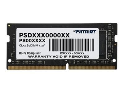 Patriot Signature Line - DDR4 - modul - 16 GB - SO DIMM 260-pin - 2666 MHz / PC4-21300 - CL19 - 1.2 V - ikke-bufret - ikke-ECC
