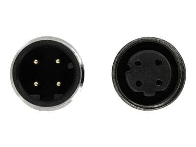 Delock - Verkon jatkokaapeli - 4-nastainen M12 (uros) 4-nastaiseen M12 (naaras) - 5 m - kolminkertaisesti suojattu - halogeeniton - vihreä