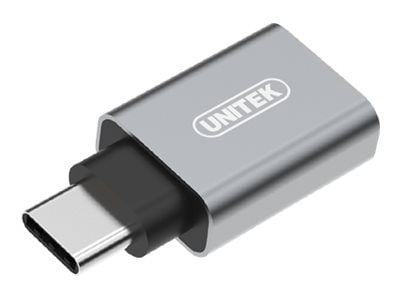Unitek Y-A025CGY - USB-adapter - USB-C (hann) til USB-type A (hunn) - USB 3.1 Gen 2 - romgrå