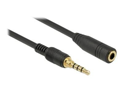 DeLOCK 85633, 3.5mm, Uros, 3.5mm, Uros, 3 m, Musta