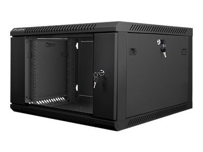 Lanberg - Rack skap - veggmonterbar - svart, RAL 9004 - 6U - 19" Lanberg - Rack skap - veggmonterbar - svart, RAL 9004 - 6U - 19"