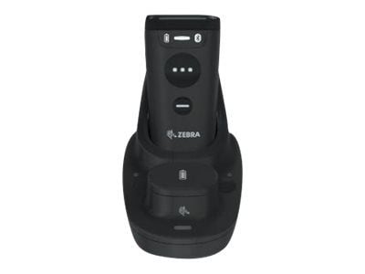 Zebra Single-slot Charge Communication Cradle - Ladestativ for strekkodeskanner + batterilader - midnatts sort - for Zebra CS60, CS6080, CS60-HC