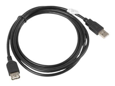LANBERG CA-USBE-10CC-0018-BK Lanberg extension cable USB 2.0 AM-AF 1.8m black
