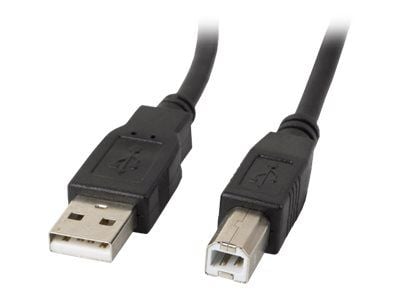 Lanberg - USB-kaapeli - USB (han) til USB Type B (han) - USB 2.0 - 5 m - lajiteltu