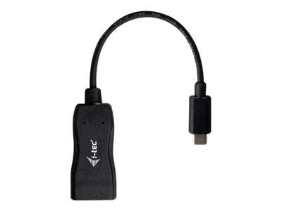 i-Tec USB-C Display Port Adapter - Extern videoadapter - USB-C 3.1 - DisplayPort - svart