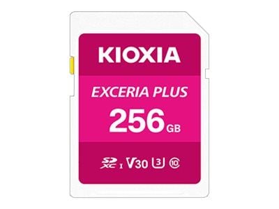 KIOXIA EXCERIA PLUS - Flashminnekort - 128 GB - Video Class V30 / UHS-I U3 / Class10 - SDXC UHS-I