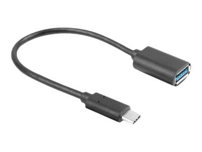 Lanberg - USB-adapter - USB-C (hann) til USB-type A (hunn) - USB 3.1 Gen 1 - 15 cm - svart