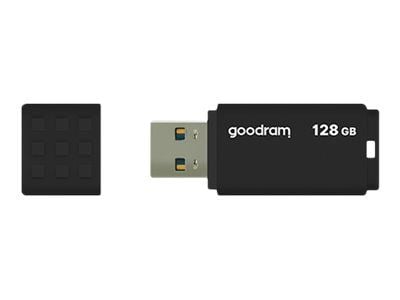 GOODRAM UME3 - USB flash-enhet - 128 GB - USB 3.0 - svart