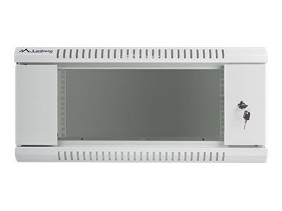 Lanberg - Rack skåp - väggmontering - grå, RAL 7035 - 4U - 19"