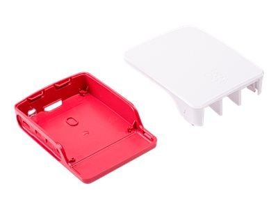 Raspberry Pi - Boks - ABS-plast - rød/hvit Raspberry Pi - Boks - ABS-plast - rød/hvit