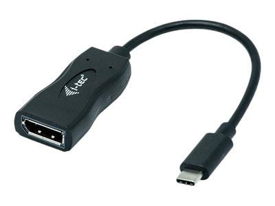 i-Tec USB-C Display Port Adapter - Extern videoadapter - USB-C 3.1 - DisplayPort - svart