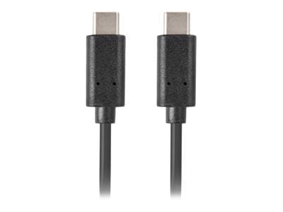 Lanberg - USB-kabel - USB-C (hann) til USB-C (hann) - USB 2.0 - 50 cm - svart