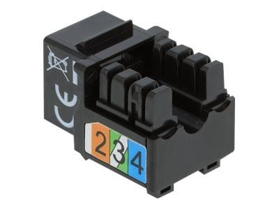 Delock - Modulaarinen sisäkappale - RJ-12 - musta