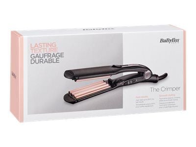 BaByliss 2165CE, crepejern fra 120 °C til  210 °C, Sort, Pink