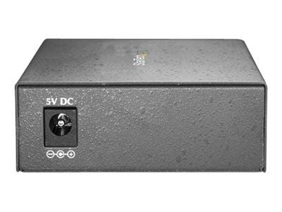 StarTech.com Singlemode (SM) SC-kuitumuunnin 10/100/1000-verkkoon, 10km, Gigabit Ethernet, 1310nm, w/ Auto Negotiation, Gigabit Ethernet to Single ...