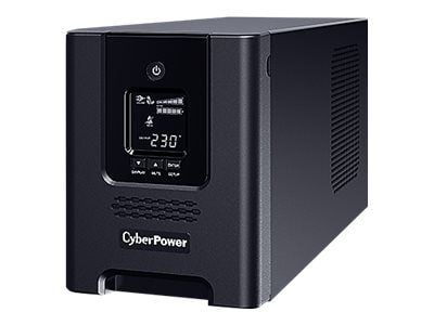 CyberPower Professional Tower Series PR2200ELCDSXL - UPS - AC 230 V - 1980 Watt - 2200 VA - RS-232, USB - output-stikforbindelser: 9 - aktiv PFC - ...
