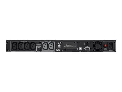 CyberPower Professional Rack Mount LCD Series PR1000ELCDRT1U - UPS (kan monteres i rack) - AC 230 V - 800 watt - 1000 VA - 9 Ah - RS-232, USB - utg...