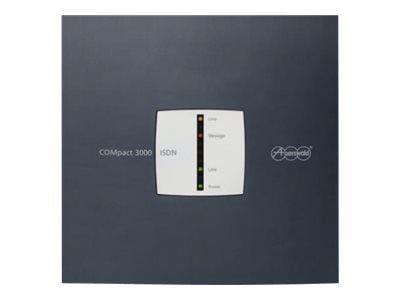Auerswald COMPact 3000 ISDN - Hybrid PBX - 1 x 10/100