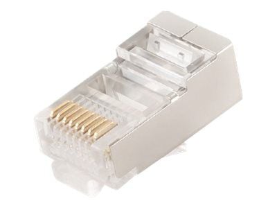 Gembird PLUG5SP/100, RJ-45, Läpinäkyvä, SF/UTP (S-FTP), RoHS, CE, ISO 9001, 100 kpl, 100 mm