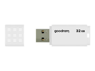 GOODRAM UME2 - USB flash-enhet - 32 GB - USB 2.0 - vit