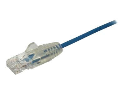 StarTech.com 2.5m Slim LSZH CAT6 Ethernet-kaapeli, 10 Gigabit Snagless RJ45 100W PoE Patch Cord, CAT 6 10GbE UTP verkkokaapeli w/Strain Relief, sin...