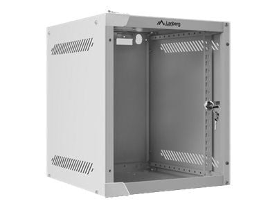 Lanberg - Rack skap - veggmonterbar - grå, RAL 7035 - 6U - 10"