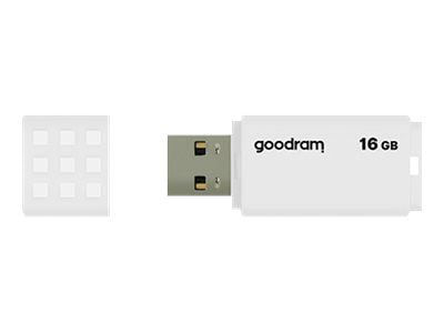 GOODRAM UME2 - USB flash-enhet - 16 GB - USB 2.0 - vit