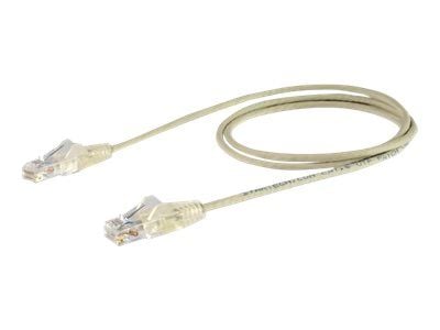 Startech 1.5m Slim LSZH CAT6 Ethernet Cable, 10 Gigabit Snagless RJ45 100W PoE Patch Cord, CAT 6 10GbE UTP Network Cable w/Strain Relief, Grey, ETL...